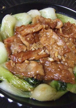 豚肉と青梗菜の中華炒め-レシピのメイン写真