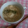 白菜と大根のお味噌汁でクリームリゾット