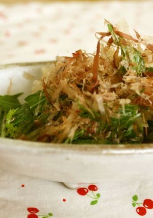 水菜の漬物風サラダ♪-レシピのメイン写真