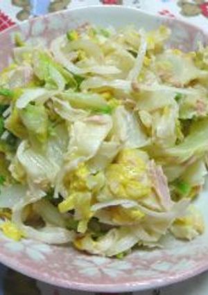 白菜とツナのマヨポンサラダ-レシピのメイン写真