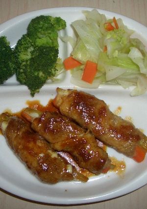チーズがトロ~リ♪ 野菜の豚肉巻き-レシピのメイン写真