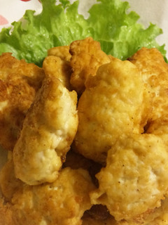 簡単!鶏むね肉と豆腐でふわふわナゲット☆-レシピのメイン写真