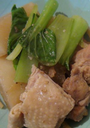 大根と鶏のこってり中華煮-レシピのメイン写真