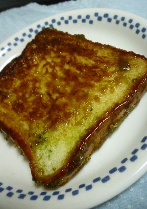 カリっフワっ！抹茶✿トースト-レシピのメイン写真