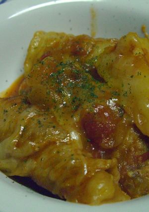 ロールポークのトマトカレー煮-レシピのメイン写真