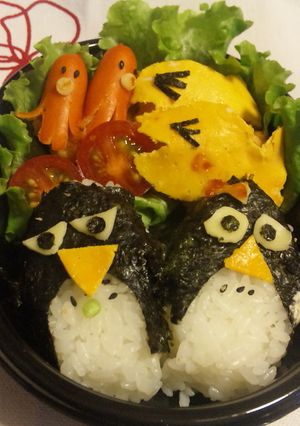 キャラ弁☆ペンギン☆-レシピのメイン写真