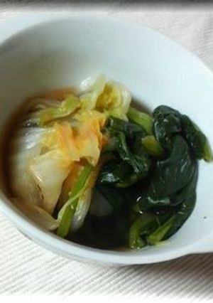 ビタミンたっぷり❤葉野菜煮-レシピのメイン写真