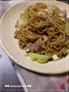 簡単!B級グルメ☆カレー焼きソバ-レシピのメイン写真