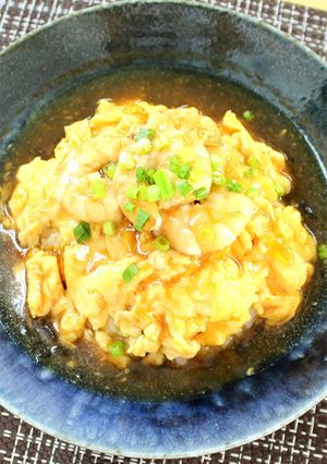 ふわとろ♡海老の天津飯風-レシピのメイン写真