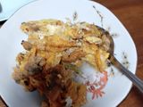 深川丼ラー油を足して。