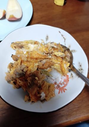 深川丼ラー油を足して。-レシピのメイン写真