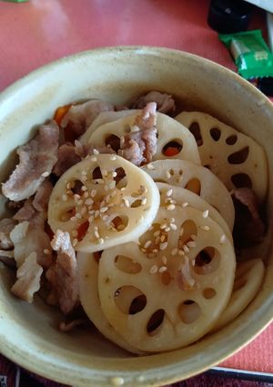 れんこんの炒め煮-レシピのメイン写真