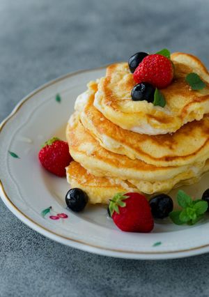 リコッタスフレパンケーキ-レシピのメイン写真