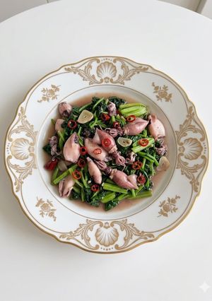 小イカとほうれん草のダシダ炒め-レシピのメイン写真