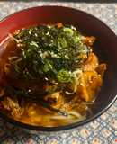 豚バラキムチ大根ぶっかけうどん