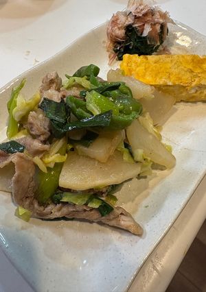 大根と豚肉の炒め物-レシピのメイン写真