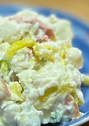 たくあんでポテトサラダ-レシピのメイン写真