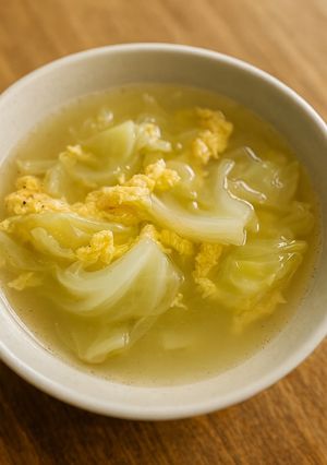 キャベツとたまごの中華スープ-レシピのメイン写真