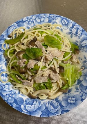 和風スープパスタ-レシピのメイン写真
