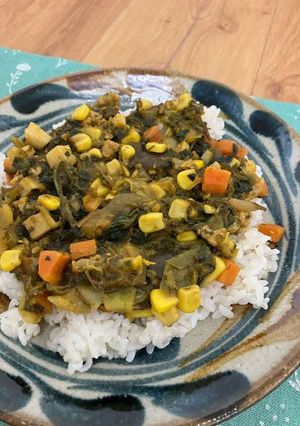 もずくドライカレー-レシピのメイン写真