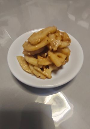 れんこんの味噌バターきんぴら-レシピのメイン写真