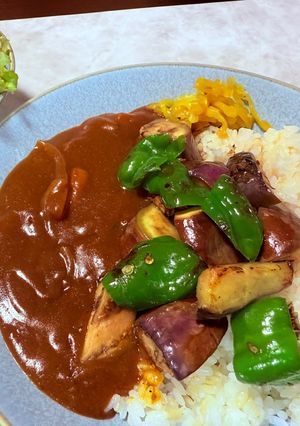 夏野菜カレー（ナスとピーマン）-レシピのメイン写真