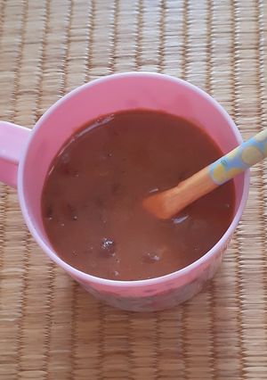 食べやすいトロミ、きなこぜんざい-レシピのメイン写真