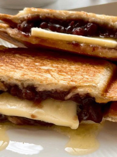 あんバターのホットサンド-レシピのメイン写真