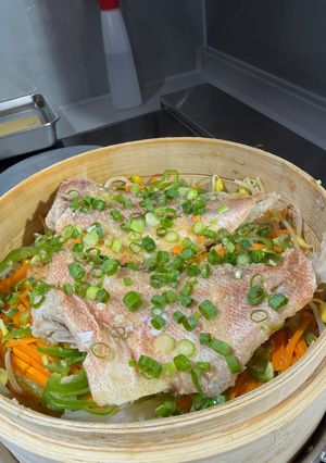 赤魚千切り野菜のウマ味噌せいろ蒸し-レシピのメイン写真