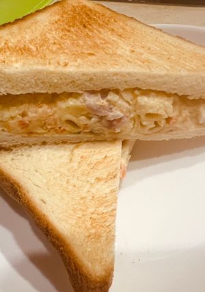 栄養満点！具沢山のポテサラ　ホットサンド-レシピのメイン写真