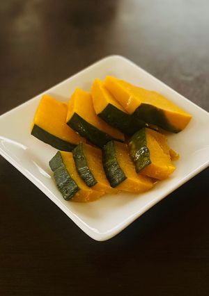 スチームかぼちゃ-レシピのメイン写真