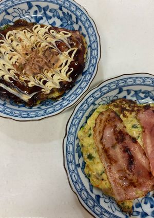 小麦粉なし★豆腐と卵で簡単お好み焼き-レシピのメイン写真