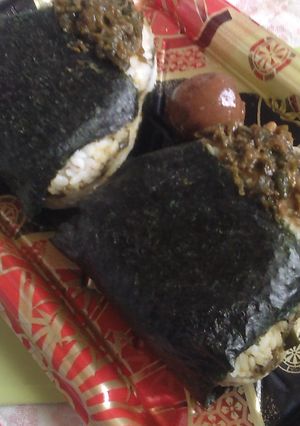 備蓄米で爆弾おにぎりV24〜青唐辛子味噌-レシピのメイン写真
