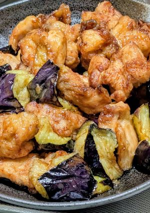 鶏肉と茄子の揚げ浸し-レシピのメイン写真