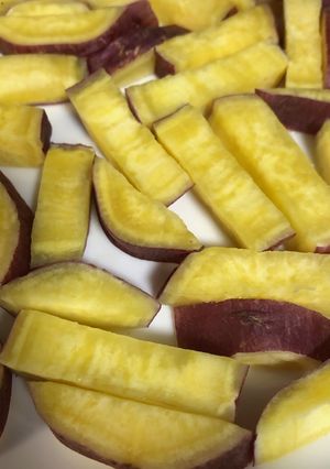 保存版✅さつまいも電子レンジ加熱｜下ごしらえ時短-レシピのメイン写真