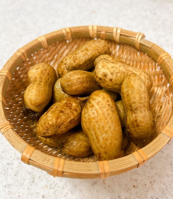 塩味控えめ♪茹で落花生-レシピのメイン写真