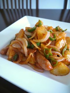 【レシピ動画】ナポリタンポテト♪-レシピのメイン写真