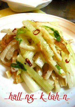 セロリとちくわdeペペロンチーノ☆-レシピのメイン写真