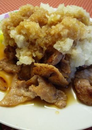 簡単☆豚肉だいこんおろしのせ-レシピのメイン写真