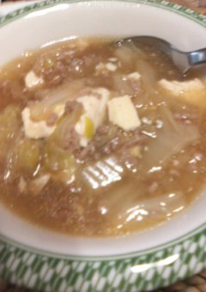 白菜とお豆腐の和風麻婆-レシピのメイン写真