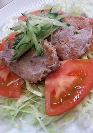 豚ヒレ肉のサラダ-レシピのメイン写真