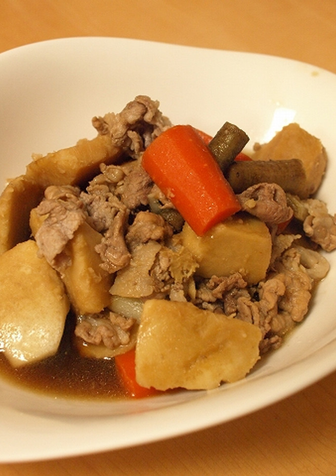 ザ☆和風！！さといもと豚肉の煮物～♪-レシピのメイン写真