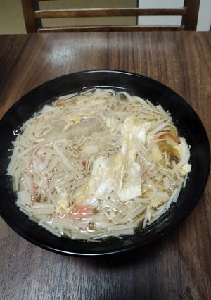 とろ〜りカニ玉うどん-レシピのメイン写真