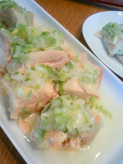 ねぎたっぷり！蒸し鶏☆-レシピのメイン写真