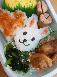 キャラ弁 うさぎちゃん-レシピのメイン写真
