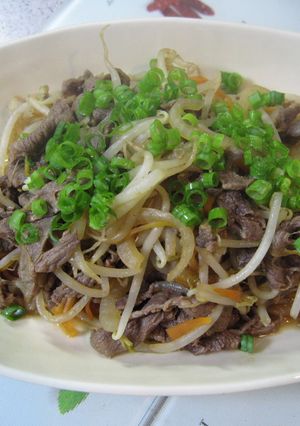 牛肉ともやし☆焼き肉のたれで野菜炒め-レシピのメイン写真