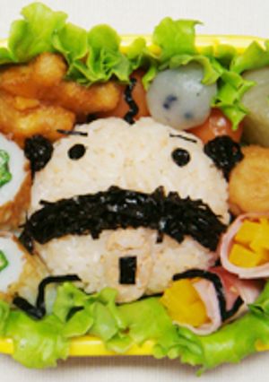 おやじっちのたらこおにぎり✿キャラ弁-レシピのメイン写真