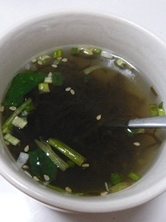 生姜入りもずくスープ-レシピのメイン写真