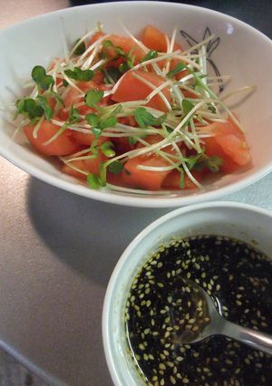 カイワレとトマトのサラダ-レシピのメイン写真