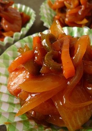 作り置き冷凍　ケチャップソース炒め-レシピのメイン写真